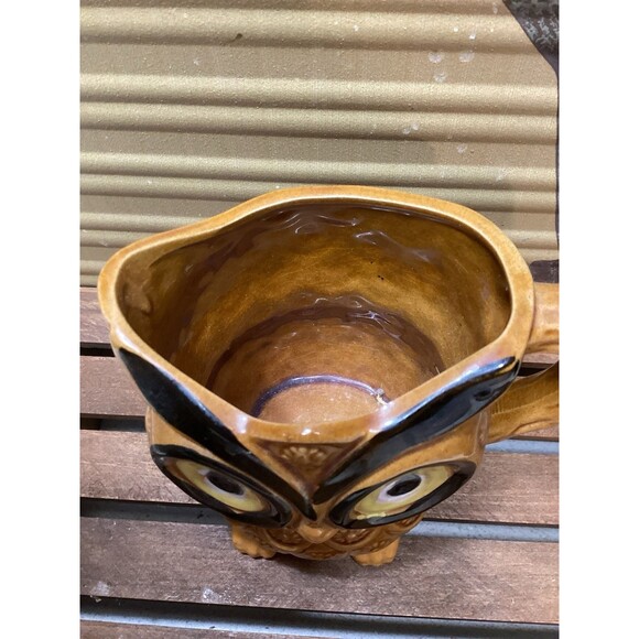 Vintage Owl Sugar and Cream Set Made in Japan - Picture 10 of 15